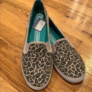 Keds leopard slip on